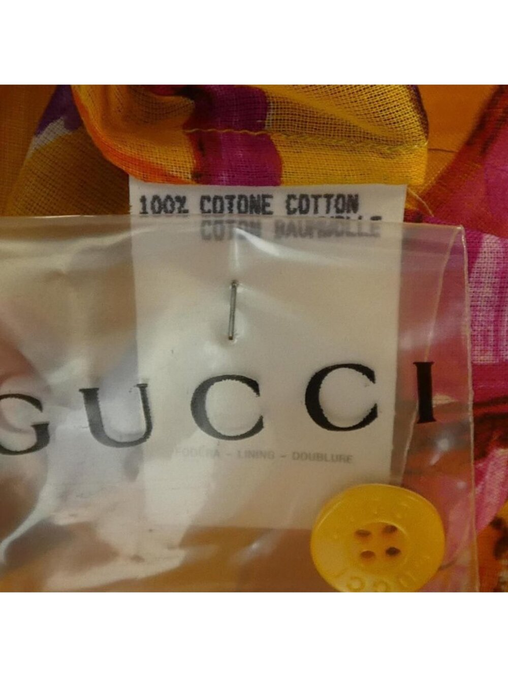 Gucci Vintage Shirt Yellow - Picture 3 of 6